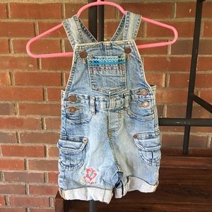Infant Levi short overalls